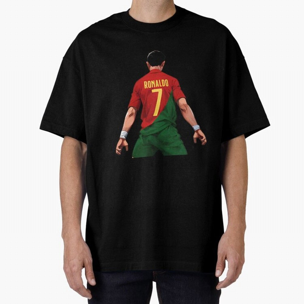 Cristiano Ronaldo Oversized T-Shirt Make Game Day About FIFA World Cup 2026 Group Stage for Fans of Mbappe and Neymar and France, Bringing Classic Soccer Heritage, Championship Pressure, Fan Loyalty and International Pride; Perfect for People Who