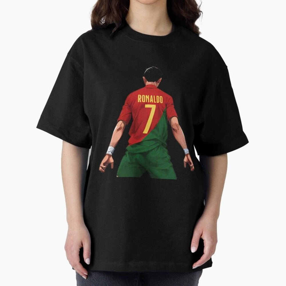 Cristiano Ronaldo Oversized T-Shirt Make Game Day About FIFA World Cup 2026 Group Stage for Fans of Mbappe and Neymar and France, Bringing Classic Soccer Heritage, Championship Pressure, Fan Loyalty and International Pride; Perfect for People Who