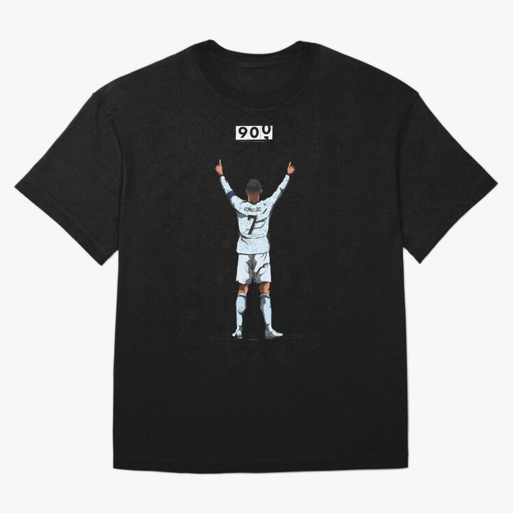 Ronaldo 900 Goals Celebration Iconic Football Design Oversized T-Shirt Bring a Vintage Feel to the FIFA World Cup 2026 USA Canada Mexico Journey through Messi, CR7 and Mbappe Highlights, Germany Pride, Goal Celebration Energy, Supporter Heritage,