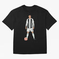Ronaldo Stance Oversized T-Shirt Fuel Match Day Hype around FIFA World Cup 2026 Group Stage, Neymar, France, Worldwide Fan Energy, Dramatic Goals, Stadium Lights and Championship Celebrations; Ideal for Fans Who Follow Messi, Cristiano Ronaldo,