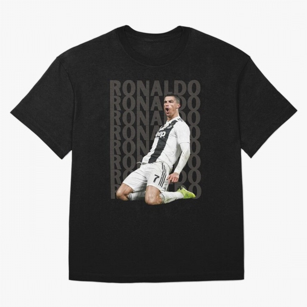 Cristiano Ronaldo | Portugal | Football | GOAT | Juventus Oversized T-Shirt Keep Football History Alive during FIFA World Cup 2026 Highlighting Neymar, Haaland and Cristiano Ronaldo, Germany Energy, Championship Spirit, Famous Goals, Roaring Crowds