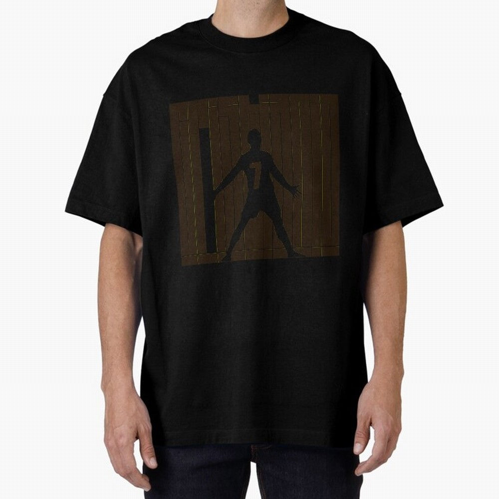CR7 Ronaldo Oversized T-Shirt Represent Football Lovers during FIFA World Cup 2026 for Fans of CR7 and Brazil, Portugal and Argentina, Bringing Sports Nostalgia, International Competition, Famous Players and Unforgettable Victories; Created for