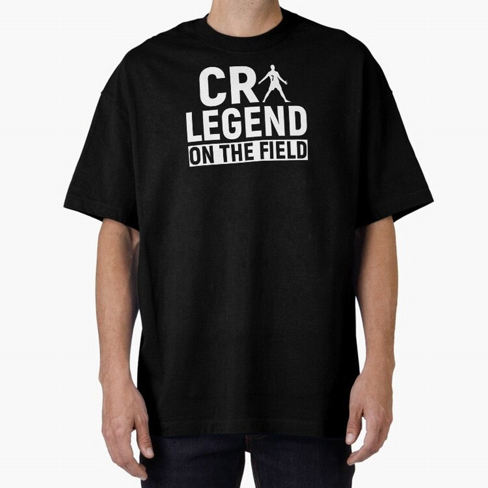 Cr7 Legend On The Field Oversized T-Shirt Follow the Road to Match Day Hype around FIFA World Cup 2026 USA Canada Mexico, CR7, England and Germany, Match Day Excitement, Supporter Culture, Golden Goals and Global Football Passion; Made for Die Hard