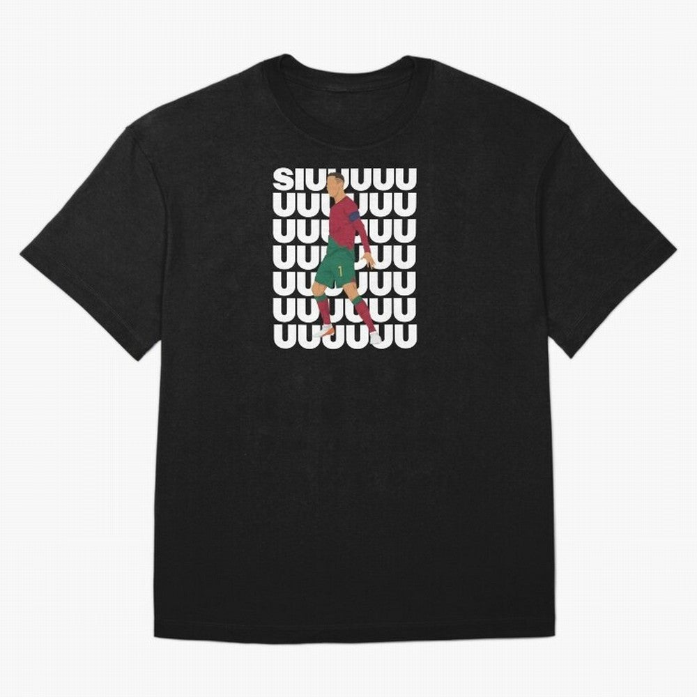 SIUUUUUU! Ronaldo Oversized T-Shirt Bring a Vintage Feel to FIFA World Cup 2026 for Fans of Neymar and Spain, Bringing Football Passion, Legendary Performances, Festival Vibes and Supporter Community; Perfect for Supporters Who Want Bold Football