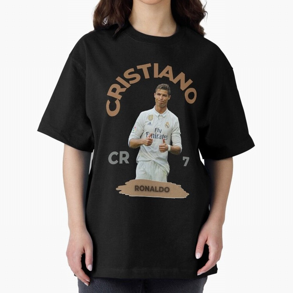 Essential Cristiano Ronaldo Siuuu Oversized T-Shirt Elevate Global Football Passion for FIFA World Cup 2026 USA Canada Mexico, Made for CR7, Argentina, Worldwide Fan Energy, Dramatic Goals, Stadium Lights and Championship Celebrations; Built for