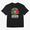 Portugal 2026 World Football Oversized T-Shirt Carry FIFA World Cup 2026 for Fans of Haaland and France and Portugal, Bringing Soccer Culture, Superstar Moments, National Team Dreams and Competitive Fire; Made for Die Hard Supporters, Soccer