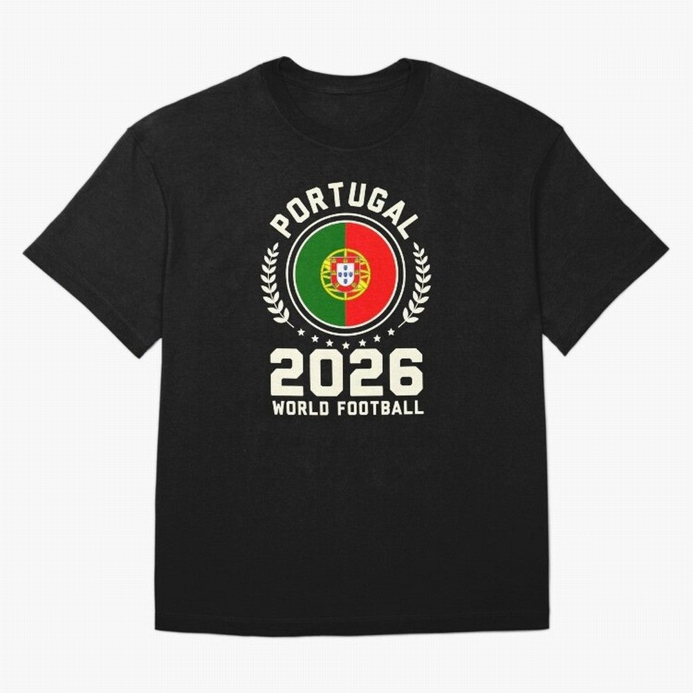 Portugal 2026 World Football Oversized T-Shirt Carry FIFA World Cup 2026 for Fans of Haaland and France and Portugal, Bringing Soccer Culture, Superstar Moments, National Team Dreams and Competitive Fire; Made for Die Hard Supporters, Soccer