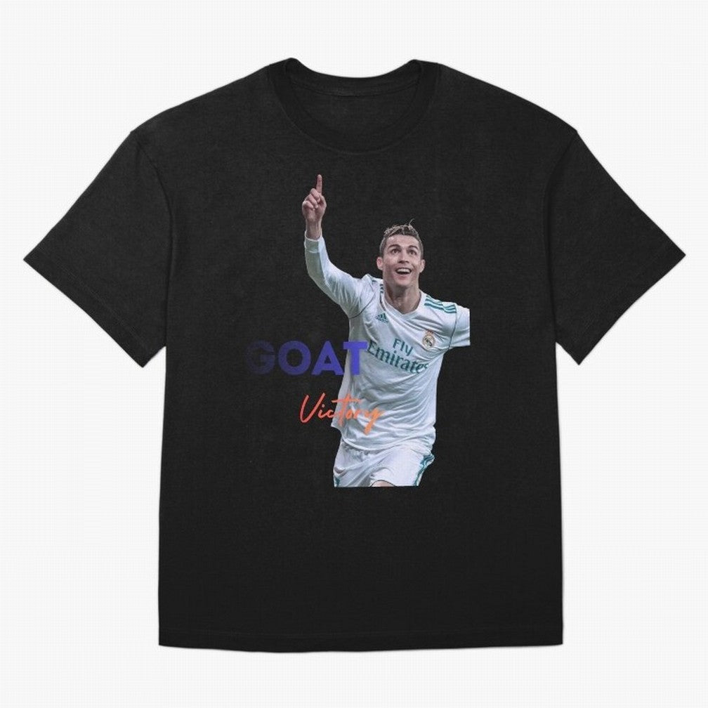 Goat CR7 MIndset Oversized T-Shirt Capture FIFA World Cup 2026 USA Canada Mexico Filled with Mbappe, Spain and Netherlands Energy, Supporter Pride, Iconic Celebrations, Legendary Names and Global Match Day Energy; Ideal for Fans Who Follow Messi,