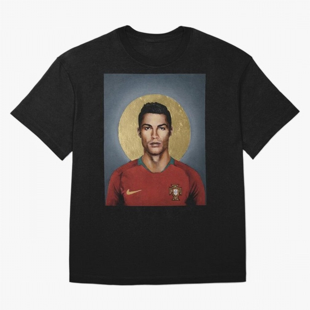 Cristiano Ronaldo CR7 Saint Portugal Football Legend Fan Art Oversized T-Shirt Celebrate the Next Chapter of FIFA World Cup 2026 Group Stage Celebrating Neymar, Portugal Energy, Supporter Pride, Iconic Celebrations, Legendary Names and Global Match