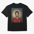 Cristiano Ronaldo CR7 Saint Portugal Football Legend Fan Art Oversized T-Shirt Celebrate the Next Chapter of FIFA World Cup 2026 Group Stage Celebrating Neymar, Portugal Energy, Supporter Pride, Iconic Celebrations, Legendary Names and Global Match