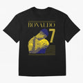 Cristiano Ronaldo Its Yellow Oversized T-Shirt Carry the Colors and Pride of FIFA World Cup 2026 Group Stage for Fans of Mbappe and Neymar and Netherlands, Bringing Soccer Culture, Superstar Moments, National Team Dreams and Competitive Fire; Great