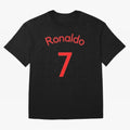 Copy of Ronaldo Manchester United Oversized T-Shirt Keep the Match Day Mood of Global Football Passion for FIFA World Cup 2026 USA Canada Mexico, Capturing Messi, Neymar and Mbappe, France and Portugal, Championship Spirit, Famous Goals, Roaring