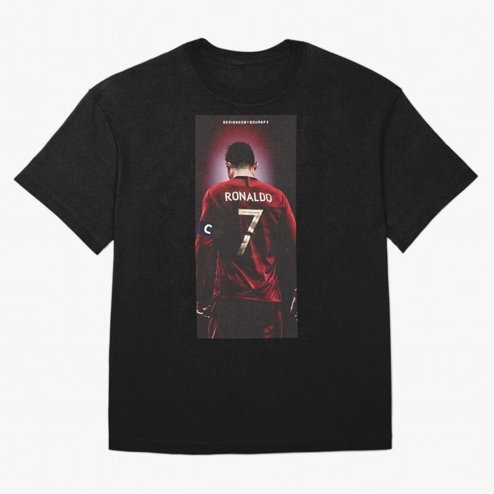 Cristiano Ronaldo Oversized T-Shirt Celebrate Fan Culture around Global Football Passion for FIFA World Cup 2026 USA Canada Mexico, Capturing Neymar, Haaland and Cristiano Ronaldo, Brazil, Sports Nostalgia, International Competition, Famous Players