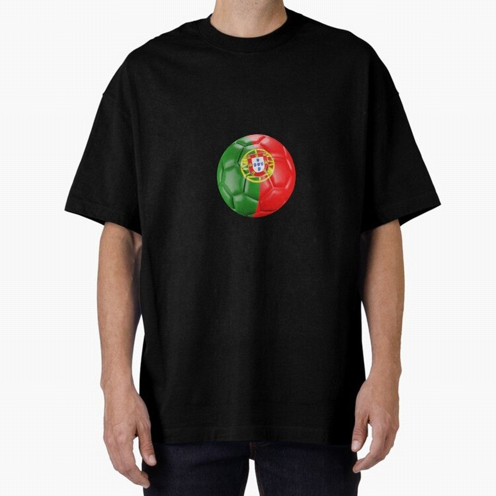 Portugal Oversized T-Shirt Celebrate the Magic of FIFA World Cup 2026 USA Canada Mexico Centered on Messi, France Energy, Match Day Excitement, Supporter Culture, Golden Goals and Global Football Passion; Perfect for Supporters Who Want Bold