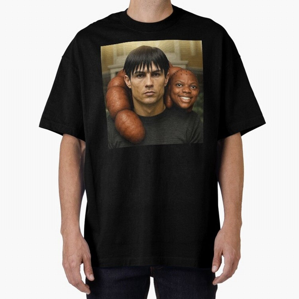 Ronaldo and Speed Oversized T-Shirt Unlock Match Day Hype around FIFA World Cup 2026 Group Stage, Haaland, Brazil, Football Festival Excitement, Trophy Ambitions, Country Rivalries and Star Player Buzz; Great for Supporters Who Love Legendary