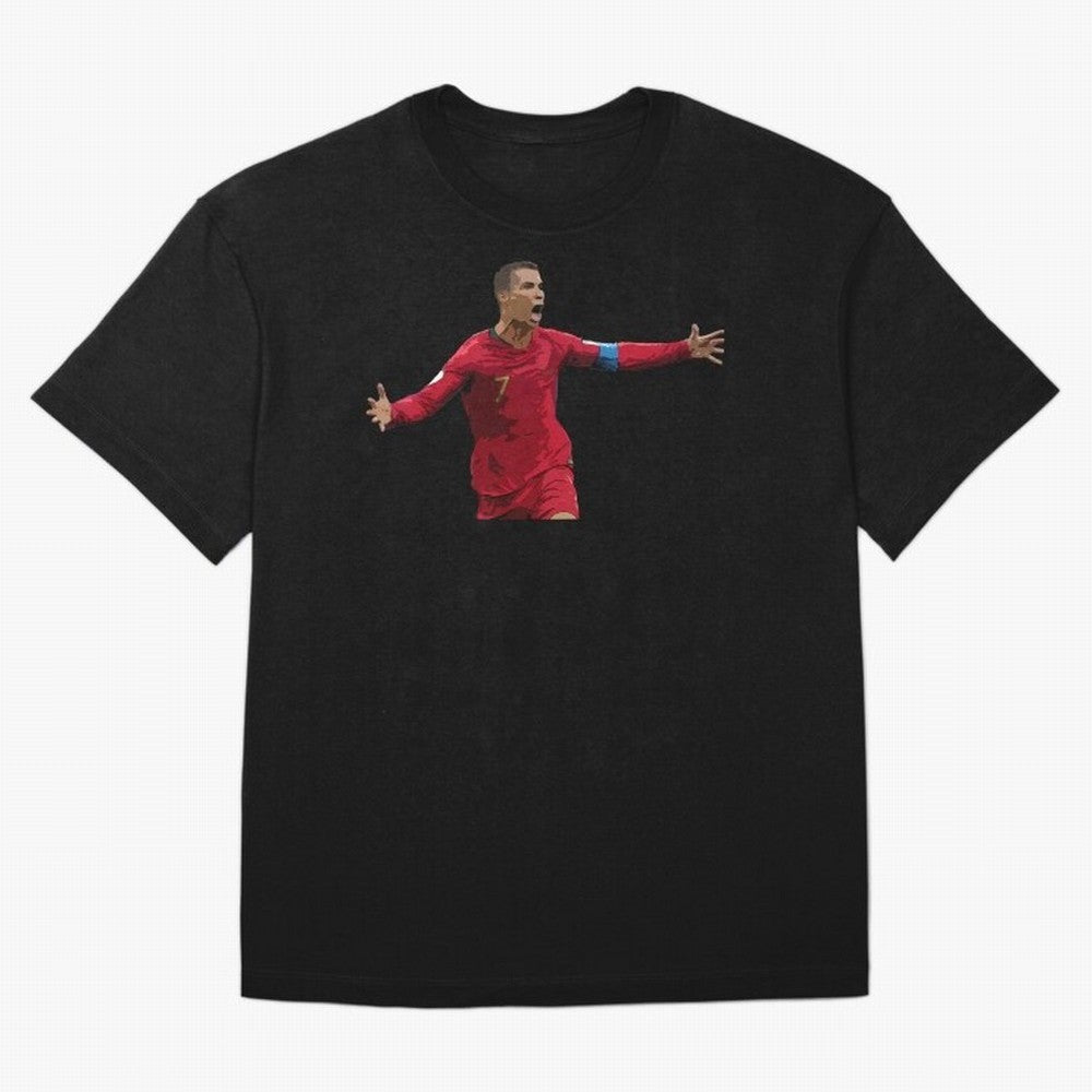Cristiano Ronaldo Oversized T-Shirt Refresh FIFA World Cup 2026 USA Canada Mexico with Haaland, Argentina and Brazil Energy, Champion Mindset, Group Stage Buzz, Knockout Tension and Passionate Fan Culture; Perfect for Supporters Who Want Bold
