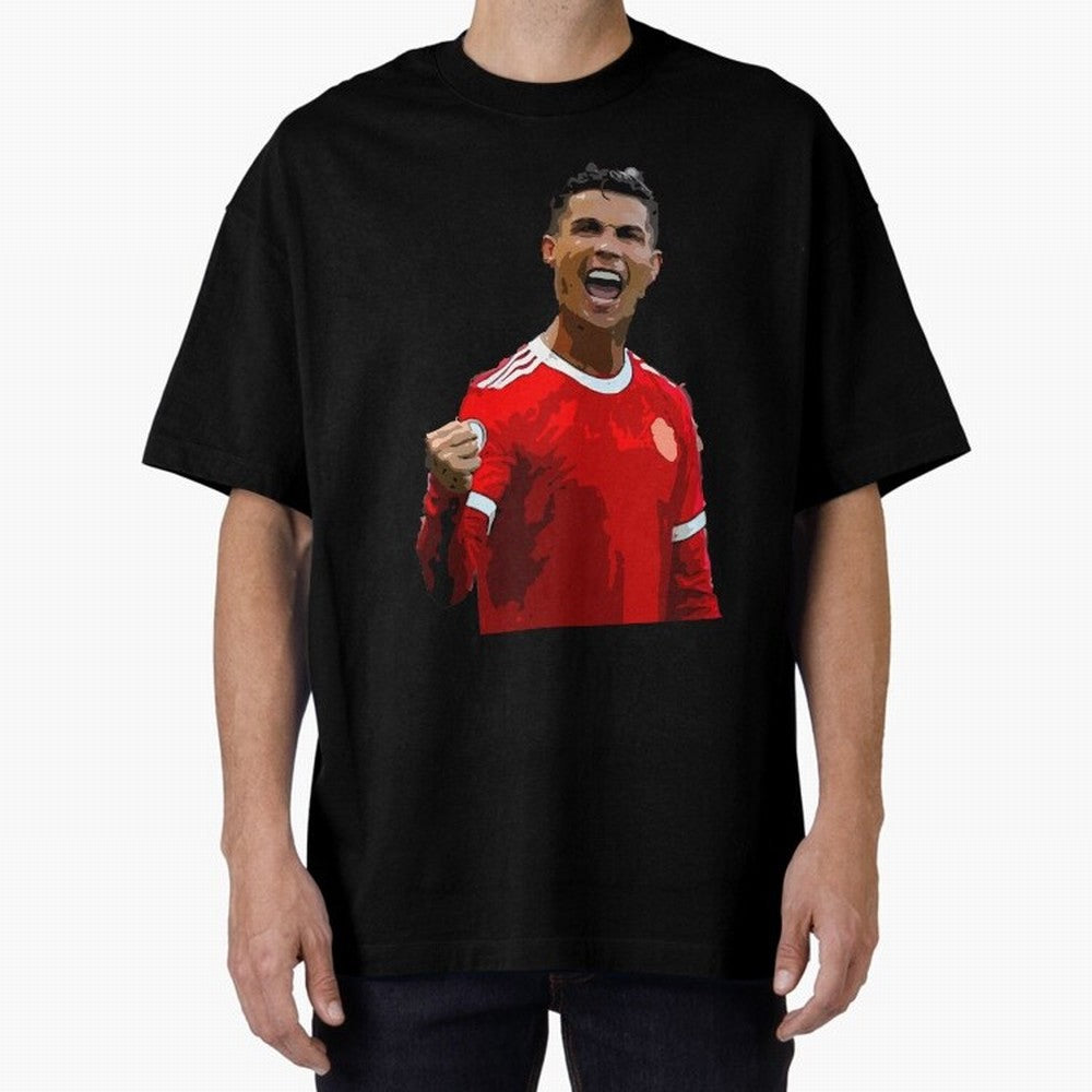 Cristiano Ronaldo Oversized T-Shirt Celebrate the Magic of the FIFA World Cup 2026 Journey through CR7 Highlights, Netherlands Pride, Soccer Culture, Superstar Moments, National Team Dreams and Competitive Fire; Perfect for Fans, Collectors, Family
