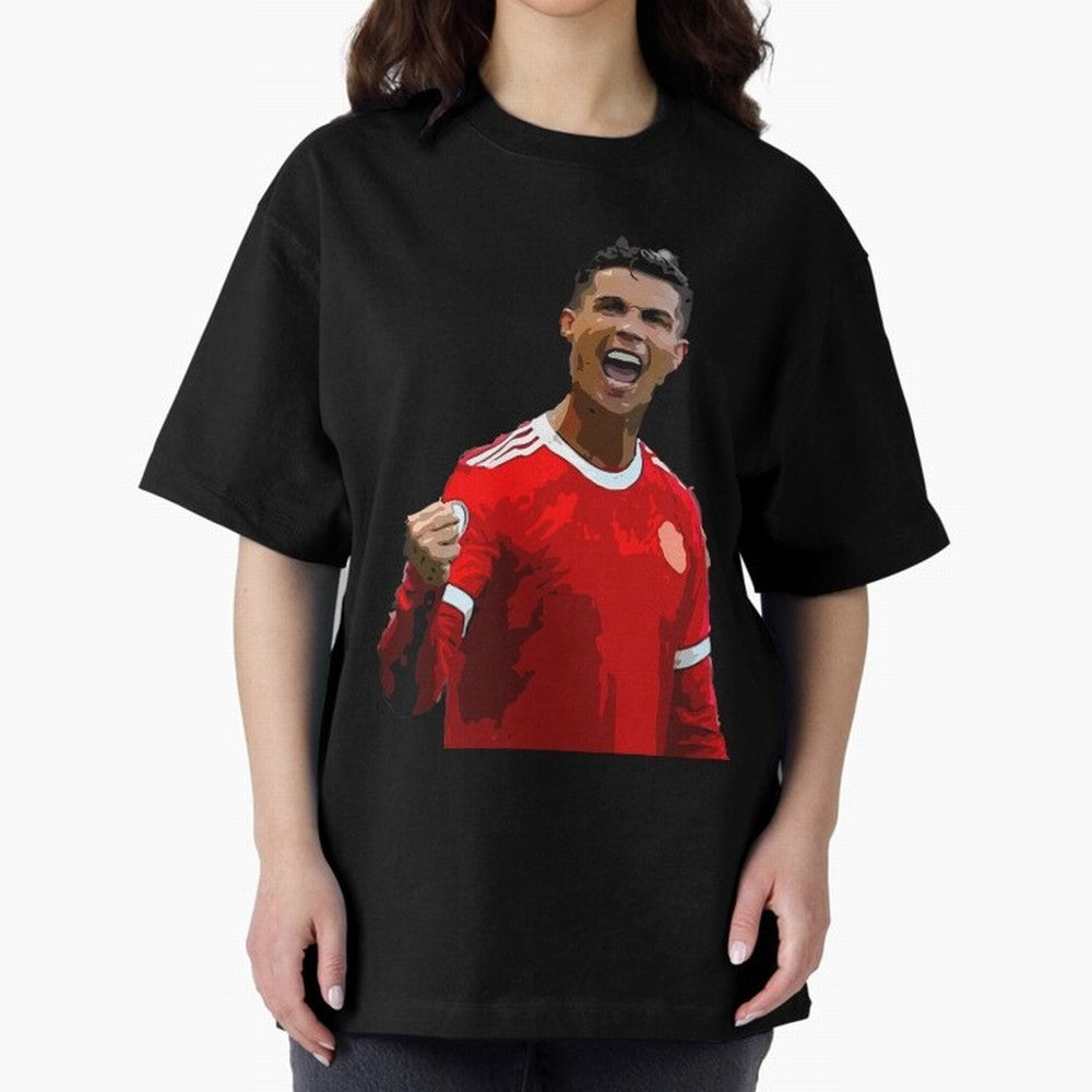 Cristiano Ronaldo Oversized T-Shirt Celebrate the Magic of the FIFA World Cup 2026 Journey through CR7 Highlights, Netherlands Pride, Soccer Culture, Superstar Moments, National Team Dreams and Competitive Fire; Perfect for Fans, Collectors, Family