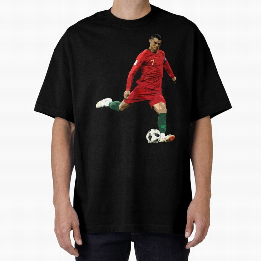 Cristiano Ronaldo Oversized T-Shirt Show Your Tournament Heart for FIFA World Cup 2026 Group Stage Spirit, Inspired by Netherlands, Haaland, Football History, Final Match Energy, Crowd Noise and Once in a Lifetime Moments; Made for Die Hard