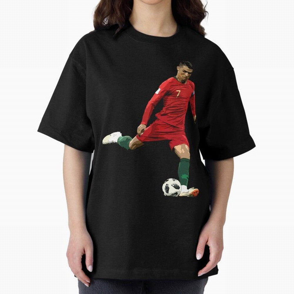 Cristiano Ronaldo Oversized T-Shirt Show Your Tournament Heart for FIFA World Cup 2026 Group Stage Spirit, Inspired by Netherlands, Haaland, Football History, Final Match Energy, Crowd Noise and Once in a Lifetime Moments; Made for Die Hard