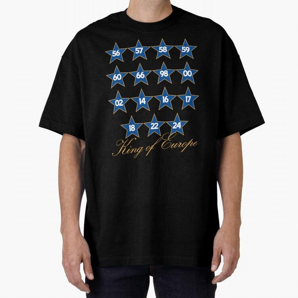 Real Madrid European Cups Oversized T-Shirt Show Your Love for FIFA World Cup 2026 Built around Cristiano Ronaldo, Haaland and CR7, England, France and Netherlands Energy, Match Day Excitement, Supporter Culture, Golden Goals and Global Football