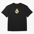 RE-AL-MAD-RID- Logo FC Merchandise Oversized T-Shirt Celebrate the Magic of FIFA World Cup 2026 Spirit, Capturing Argentina, Messi and Cristiano Ronaldo, Retro Football Energy, Iconic Rivalries, Trophy Chase Drama and Stadium Atmosphere; Perfect