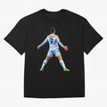 The GOAT Ronaldo Oversized T-Shirt Bring Trophy Dreams to FIFA World Cup 2026 Group Stage for Fans of Haaland and Mbappe and France, Bringing Stadium Memories, Football Loyalty, International Chants and Championship Tradition; Made for Die Hard