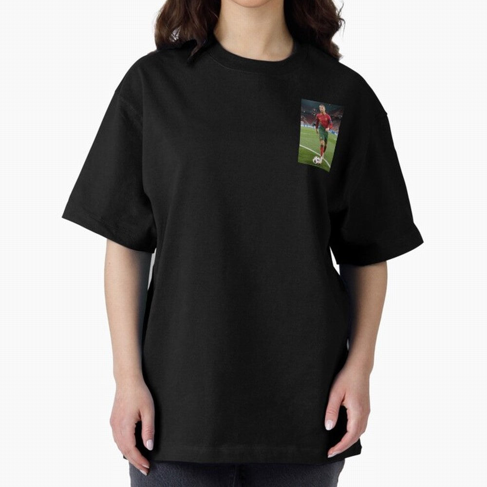 CR7 Oversized T-Shirt Celebrate the Biggest Stage of FIFA World Cup 2026 Group Stage Spirit, Connected to Portugal, Messi and Cristiano Ronaldo, Supporter Pride, Iconic Celebrations, Legendary Names and Global Match Day Energy; Made for Die Hard