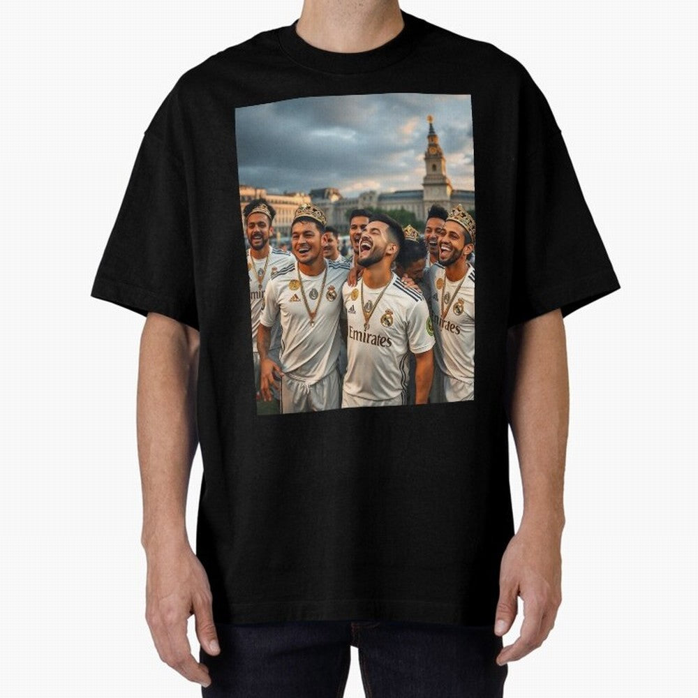 Derb¨ª Real Madrid Oversized T-Shirt Make Memories around FIFA World Cup 2026 Connected to CR7, Brazil, Portugal and Argentina Energy, Sports Nostalgia, International Competition, Famous Players and Unforgettable Victories; Ideal for Passionate