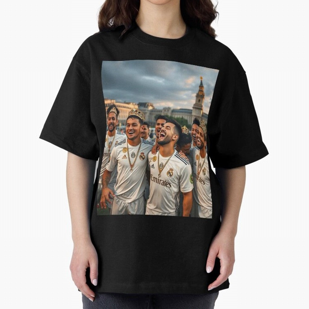 Derb¨ª Real Madrid Oversized T-Shirt Make Memories around FIFA World Cup 2026 Connected to CR7, Brazil, Portugal and Argentina Energy, Sports Nostalgia, International Competition, Famous Players and Unforgettable Victories; Ideal for Passionate