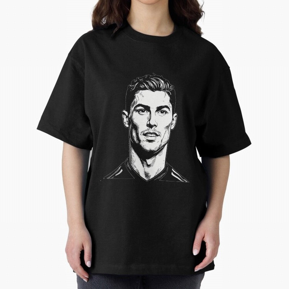 Cristiano Ronaldo Oversized T-Shirt Carry National Pride through Global Football Passion for FIFA World Cup 2026, Centered on Cristiano Ronaldo, Haaland and CR7, Spain and Netherlands, Stadium Memories, Football Loyalty, International Chants and