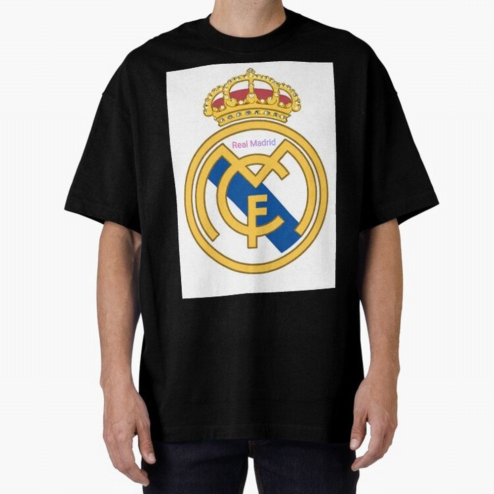 Real Madrid Gold Oversized T-Shirt Make Game Day About FIFA World Cup 2026 Group Stage for Fans of Neymar, Haaland and Cristiano Ronaldo and Germany, Bringing Global Supporter Spirit, Legendary Goals, National Colors and Tournament Celebration;