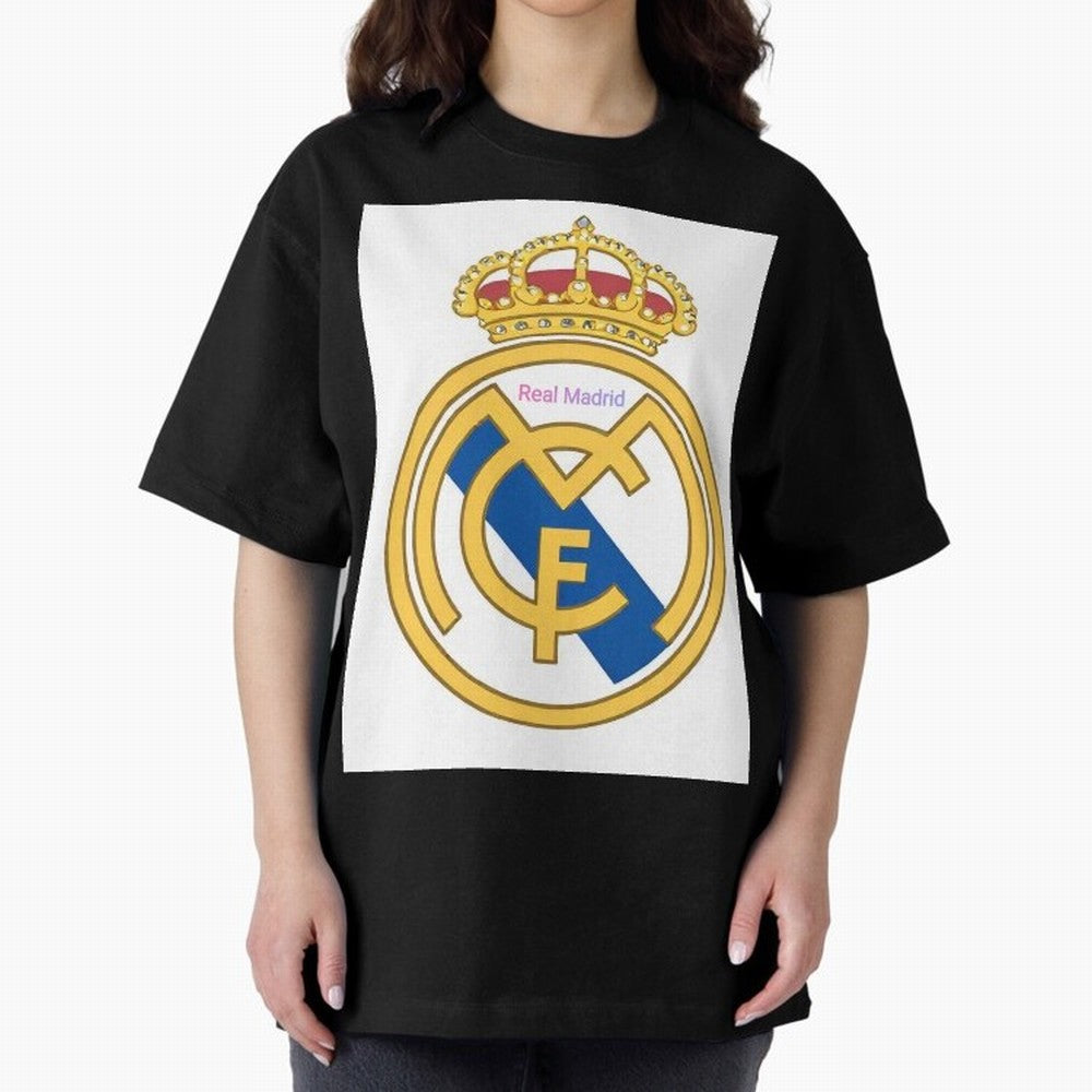 Real Madrid Gold Oversized T-Shirt Make Game Day About FIFA World Cup 2026 Group Stage for Fans of Neymar, Haaland and Cristiano Ronaldo and Germany, Bringing Global Supporter Spirit, Legendary Goals, National Colors and Tournament Celebration;
