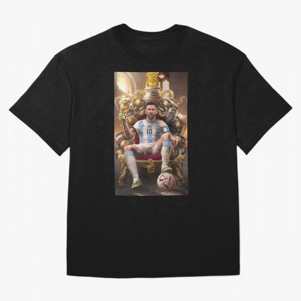 Lionel Messi Oversized T-Shirt Bring Home FIFA World Cup 2026 Group Stage Spirit, with Portugal, Spain and Germany, Messi and Cristiano Ronaldo, Soccer Culture, Superstar Moments, National Team Dreams and Competitive Fire; Great for Watch Parties,