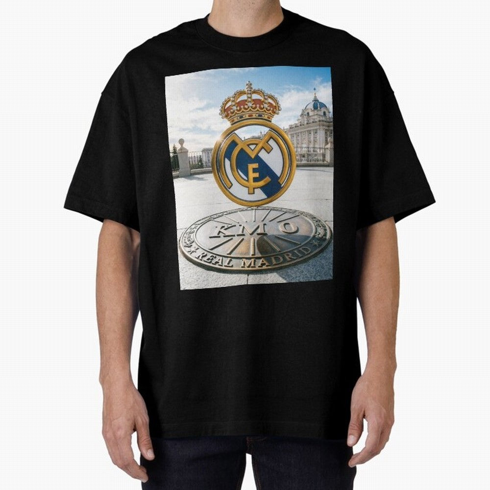 Madrid Futbol km0 Oversized T-Shirt Carry the Dream of the FIFA World Cup 2026 USA Canada Mexico Journey through Cristiano Ronaldo Highlights, Spain Pride, Stadium Chants, National Pride, Trophy Dreams and Unforgettable Football Memories; Created