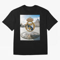 Madrid Futbol km0 Oversized T-Shirt Carry the Dream of the FIFA World Cup 2026 USA Canada Mexico Journey through Cristiano Ronaldo Highlights, Spain Pride, Stadium Chants, National Pride, Trophy Dreams and Unforgettable Football Memories; Created