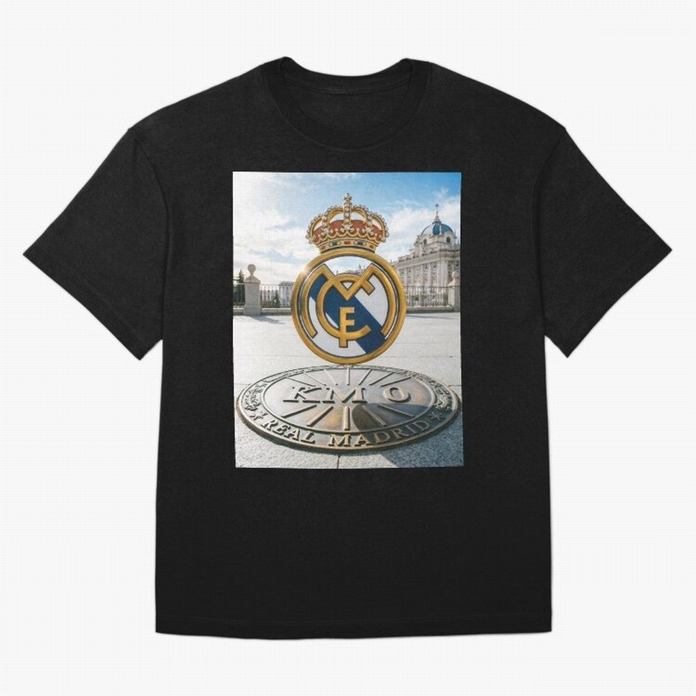 Madrid Futbol km0 Oversized T-Shirt Carry the Dream of the FIFA World Cup 2026 USA Canada Mexico Journey through Cristiano Ronaldo Highlights, Spain Pride, Stadium Chants, National Pride, Trophy Dreams and Unforgettable Football Memories; Created