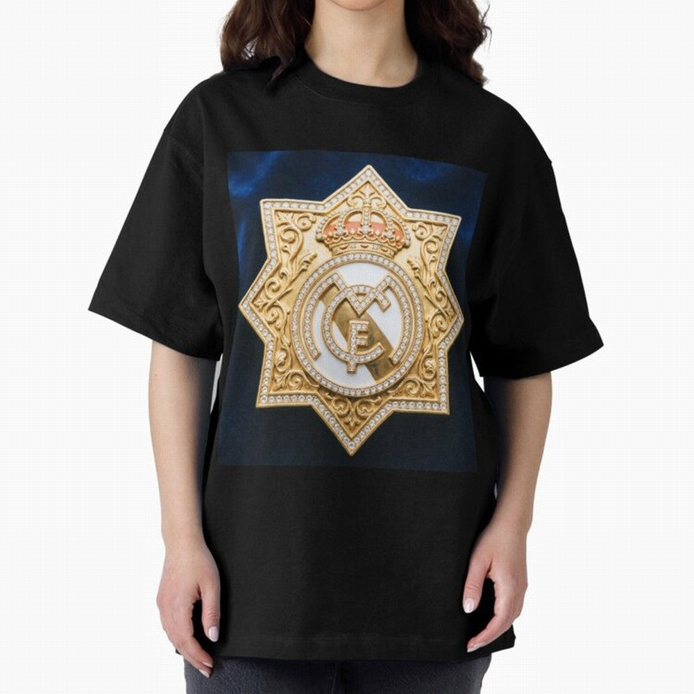 Escudo del Realma Oversized T-Shirt Feel International Energy from the FIFA World Cup 2026 Journey through Messi, Neymar and Mbappe Highlights, France Pride, Goal Celebration Energy, Supporter Heritage, Football Icons and Worldwide Tournament Joy;