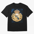 Madrid Honor y Gloria Oversized T-Shirt Honor the Football Icons of FIFA World Cup 2026 USA Canada Mexico Capturing Neymar, Argentina Energy, Retro Football Energy, Iconic Rivalries, Trophy Chase Drama and Stadium Atmosphere; Perfect for Fans,