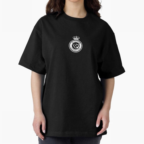 Al Nassr Black and White Oversized T-Shirt Celebrate Football Heritage in FIFA World Cup 2026 USA Canada Mexico Inspired by CR7 and Messi, France Energy, Game Day Rituals, Football Legends, Country Pride and the Road to the Final; Perfect for