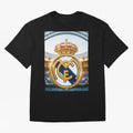 Realeza Madridista Oversized T-Shirt Live the Energy of the FIFA World Cup 2026 USA Canada Mexico Journey through Neymar Highlights, Brazil Pride, Worldwide Fan Energy, Dramatic Goals, Stadium Lights and Championship Celebrations; Great for Watch