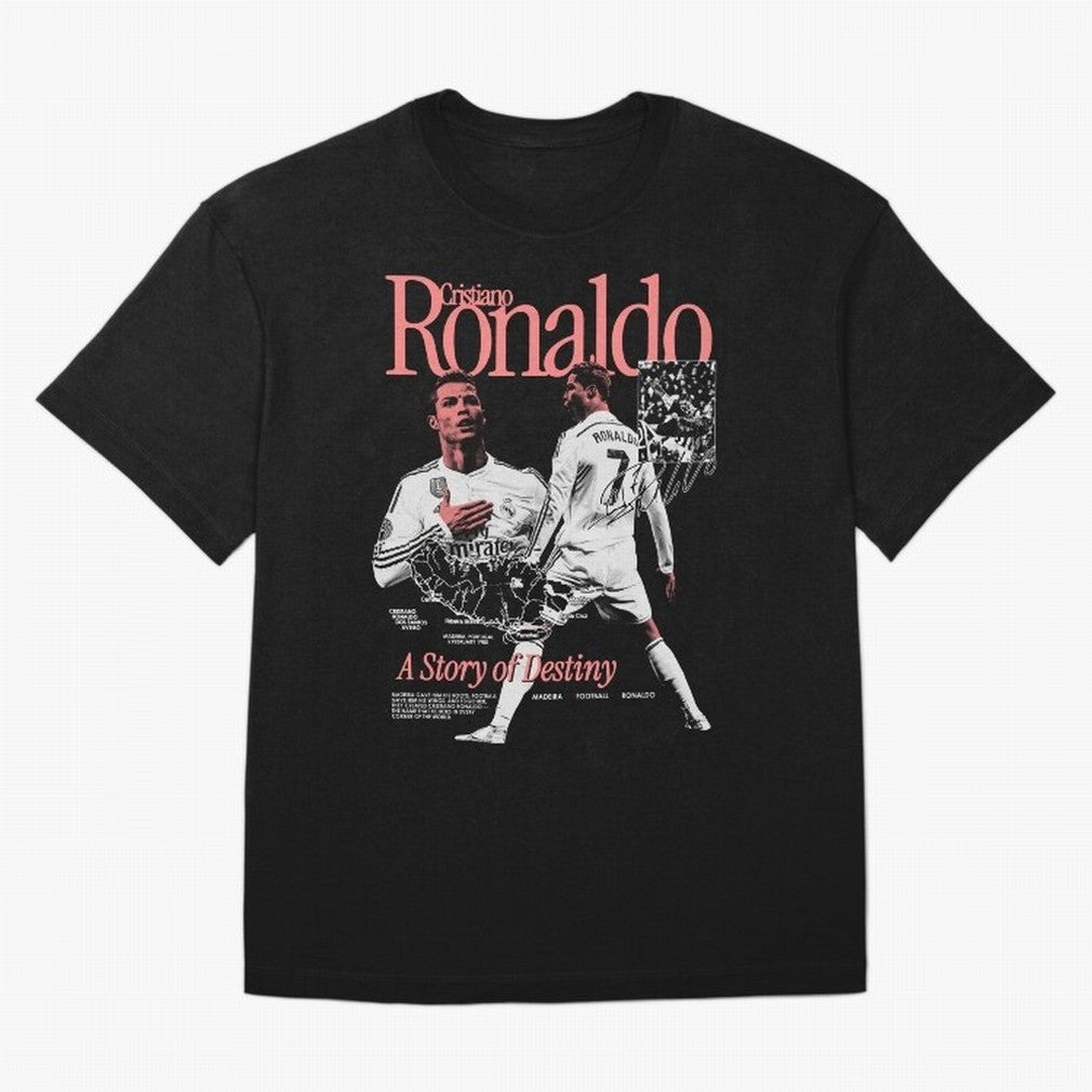 CR7 Cristiano Oversized T-Shirt Follow the Final Road of Global Football Passion for FIFA World Cup 2026 Group Stage, Featuring Cristiano Ronaldo, Haaland and CR7, Spain, Supporter Pride, Iconic Celebrations, Legendary Names and Global Match Day
