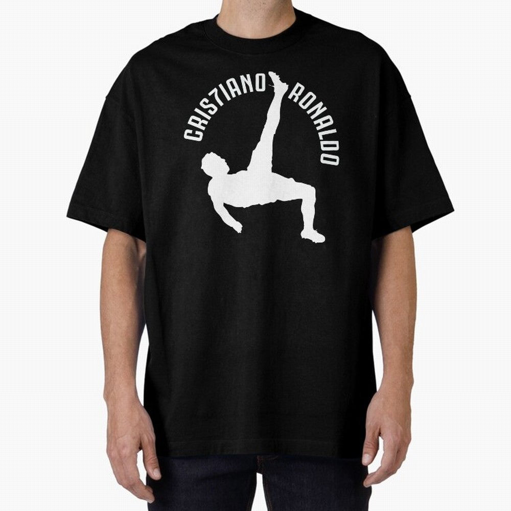 Cristiano Ronaldo - Bicycle Oversized T-Shirt Honor FIFA World Cup 2026 USA Canada Mexico Connected to Cristiano Ronaldo, Haaland and CR7, Portugal, Spain and Germany Energy, Game Day Rituals, Football Legends, Country Pride and the Road to the