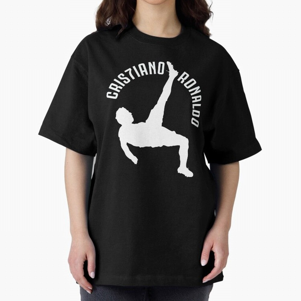 Cristiano Ronaldo - Bicycle Oversized T-Shirt Honor FIFA World Cup 2026 USA Canada Mexico Connected to Cristiano Ronaldo, Haaland and CR7, Portugal, Spain and Germany Energy, Game Day Rituals, Football Legends, Country Pride and the Road to the