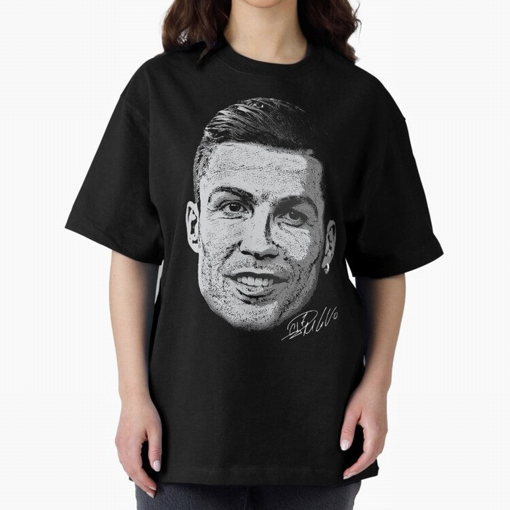 Cristiano Ronaldo Signed Oversized T-Shirt Show Love for Legendary Goals in the FIFA World Cup 2026 Journey through Neymar Highlights, Brazil, Portugal and Argentina Pride, Fan Favorite Moments, National Team Passion, Big Match Drama and Soccer