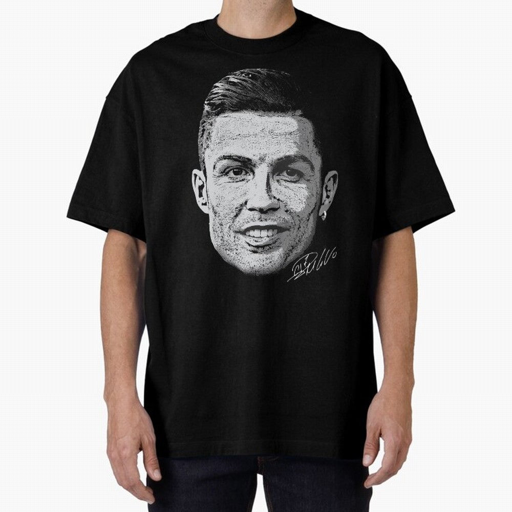 Cristiano Ronaldo Signed Oversized T-Shirt Show Love for Legendary Goals in the FIFA World Cup 2026 Journey through Neymar Highlights, Brazil, Portugal and Argentina Pride, Fan Favorite Moments, National Team Passion, Big Match Drama and Soccer
