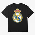 The Madrid Cf Logo Oversized T-Shirt Show Match Day Excitement for FIFA World Cup 2026 USA Canada Mexico Spirit, Centered on Spain and Netherlands, Mbappe and Neymar, Classic Soccer Heritage, Championship Pressure, Fan Loyalty and International