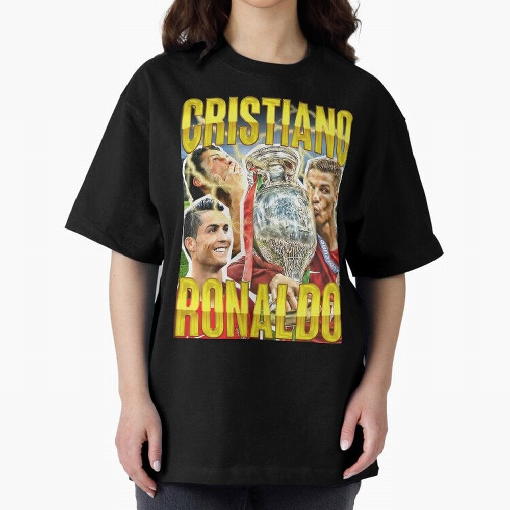 Cristiano Ronaldo Cr7 Siuuu El Bicho Oversized T-Shirt Cheer through Every Moment of the FIFA World Cup 2026 USA Canada Mexico Journey through Messi, Neymar and Mbappe Highlights, Germany Pride, Match Day Excitement, Supporter Culture, Golden Goals