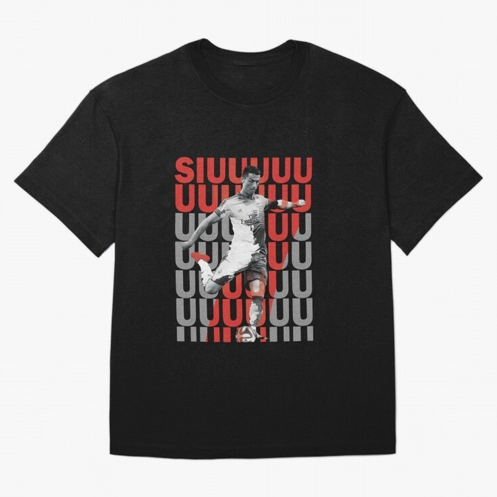 Siuuuuuu Cristiano Ronaldo Oversized T-Shirt Fuel Your Fan Pride for FIFA World Cup 2026 USA Canada Mexico Spirit, Highlighting Portugal, Spain and Germany, Messi, Neymar and Mbappe, Global Supporter Spirit, Legendary Goals, National Colors and