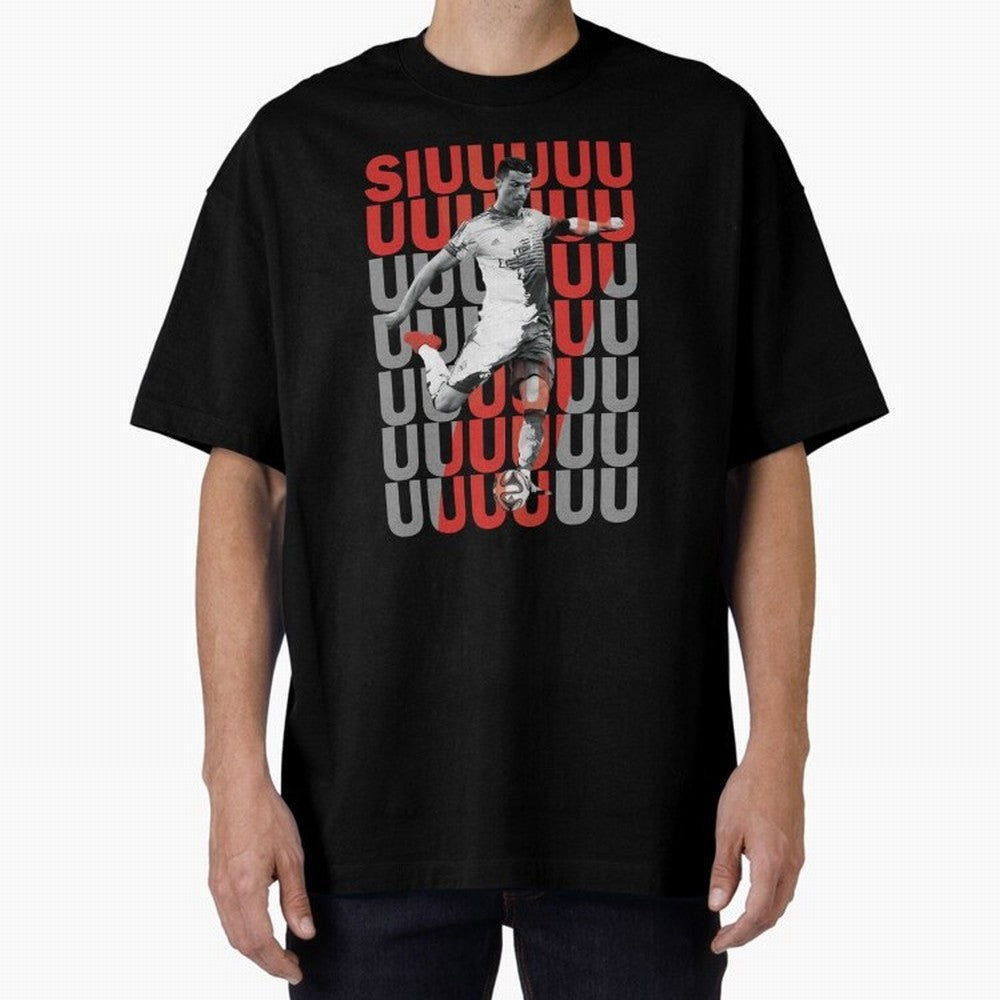 Siuuuuuu Cristiano Ronaldo Oversized T-Shirt Celebrate Supporters United by FIFA World Cup 2026 for Fans of Neymar, Haaland and Cristiano Ronaldo and Argentina, Bringing Football History, Final Match Energy, Crowd Noise and Once in a Lifetime